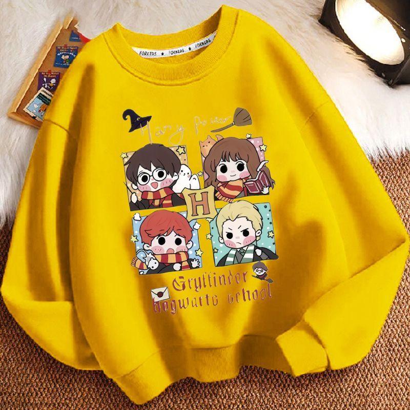 Cute Children's Sweatshirts, Long-sleeved Casual Sweatshirts for Boys and Girls Spring and Autumn