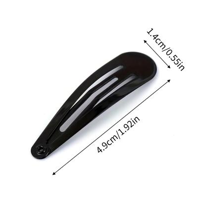 50PCS/SET Water Droplet Clip Bangs Clip Headpiece Hair Clip Edge Clip Hair Accessory for Women