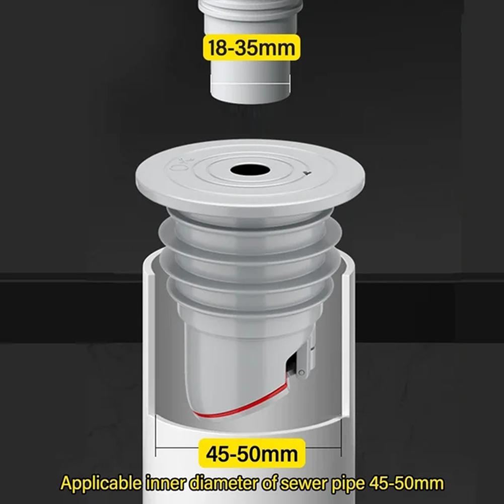 Silicone Sewer Sealing Rings Connector Plug Durable Deodorizing Sewer Protector For Washing Machine
