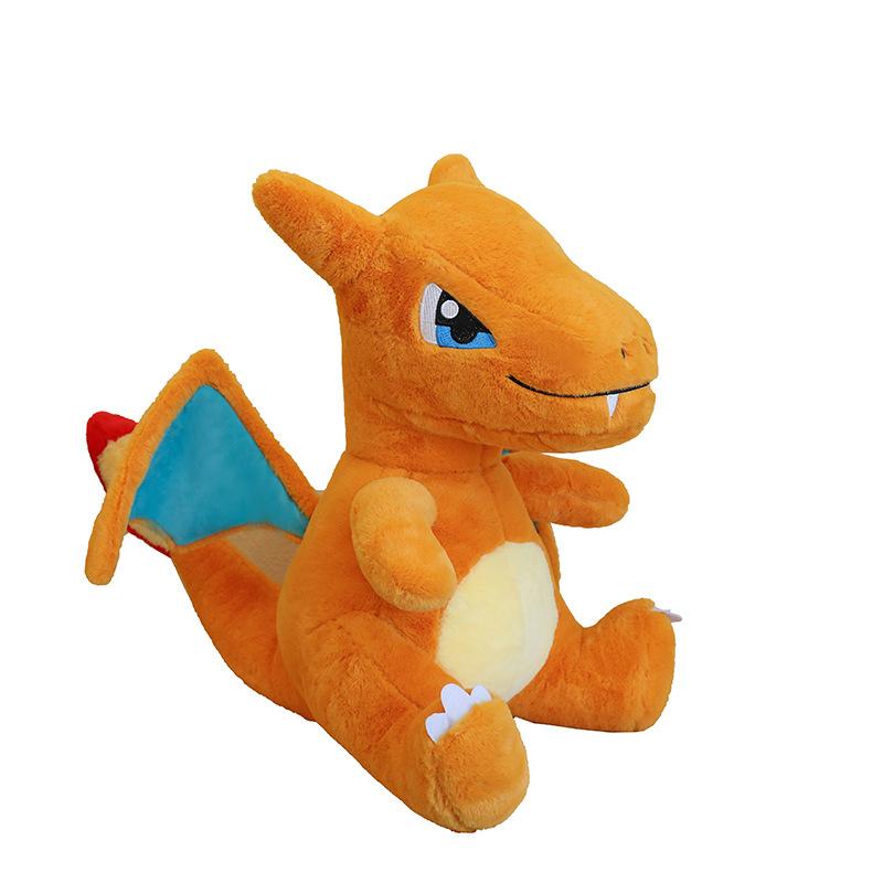 Simulated Charizard Doll Pillow Anime Dinosaur Cartoon Plush Toy Soothing Boy Doll Wyvern Rag Doll