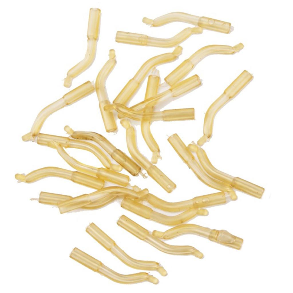 20Pcs/set Lake Fishing Hook Sleeves Hair Rig Line Aligner Sleeves Lake Fishing Tackle Tackle Tool Fishing Hook Kickers