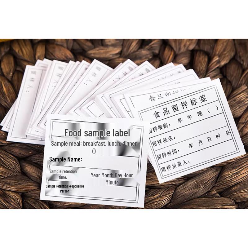 Rongyu 1000 Sheets Cotton Food Sample Retention Labels