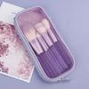 New 9 transparent handle makeup brush cover brush loose powder blush brush grooming brush eyeshadow brush beginner beauty tool