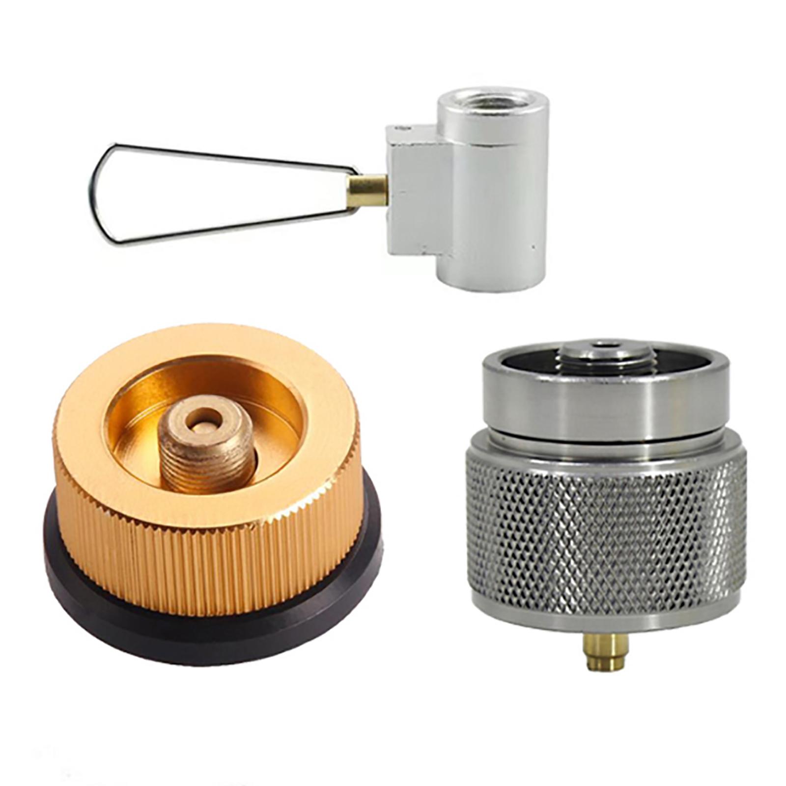 

Aluminum Alloy Practical Gas Convert Adapter Portable Gas Conversion Tool Quick and Reliable Tool for Outdoor Activities