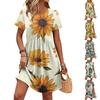 Dresses For Women Short Sleeve O Neck Casual Dresses Waist Maternity Dress With Pockets