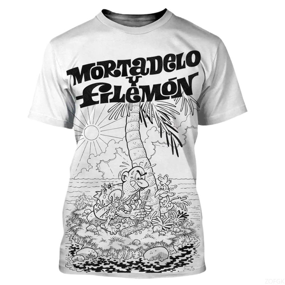 3D Summer Fashion Trend Anime Loose Casual Printed Short Sleeved Personalized Comfortable Round Neck T-shirt