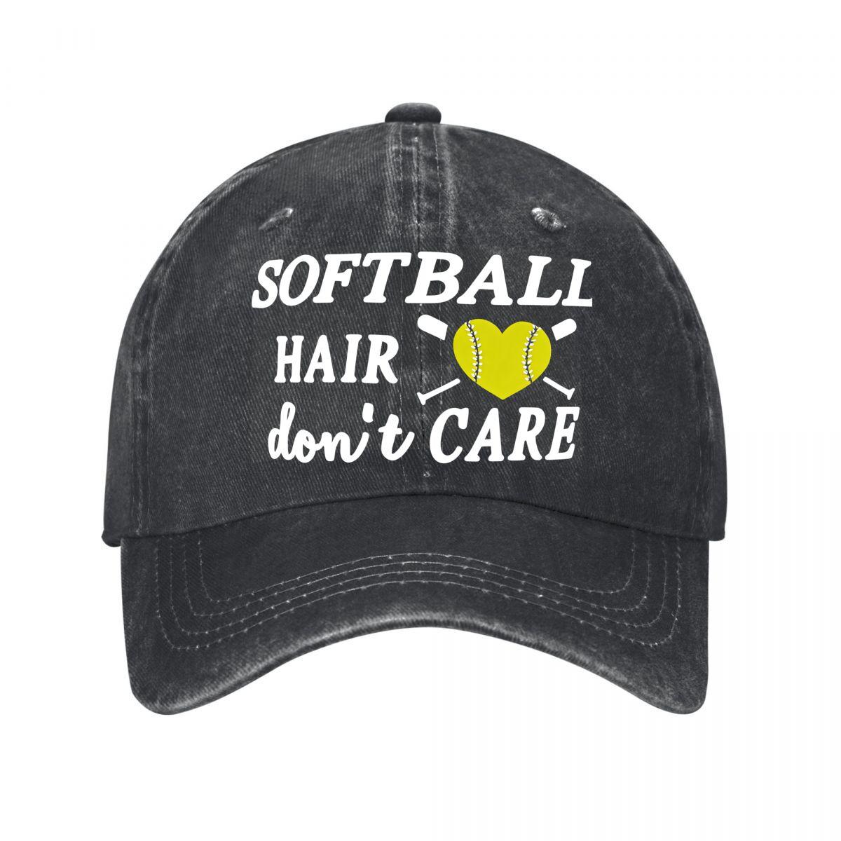 Vintage Softball Cap Washed Baseball Cap Adjustable