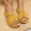 Fashion Cross Lace Up Flat Heel Sandals Women Summer Lightweight Open Toe Casual Sandles Woman 2025 Non Slip Gladiator Sandalias Mujer
