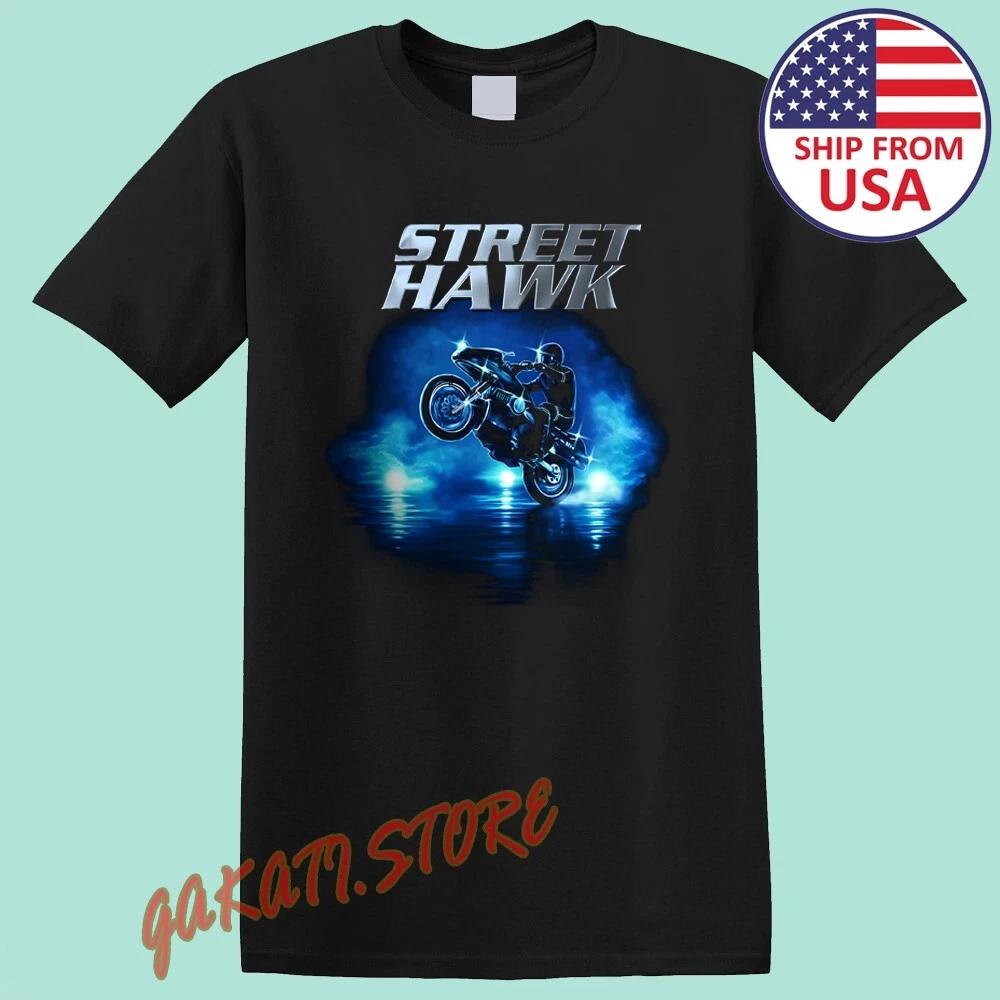 Street Hawk TV Show Men s Black Size S-5XL XL