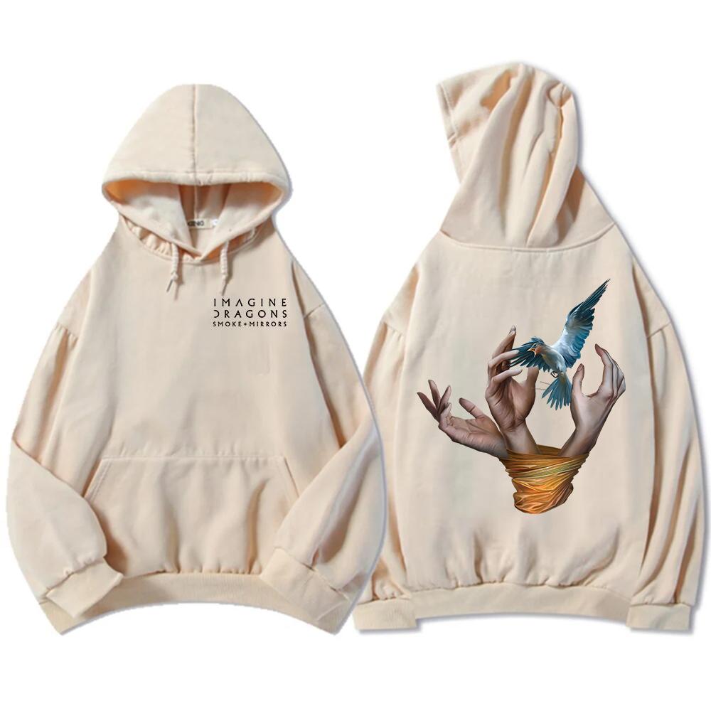 Imagine Dragons Band Hoodies Reflections From The Vault of Smoke + Mirrors Album Sweatshirts Langarm Kapuzenpullover Herren Top