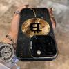 Bitcoin Circuit Board Tech Phone Case for iPhone 17 16 15 14 13 12 11 16E Series Pro Max Plus Double Layer Protection
