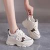 Mesh breathable thick-soled dad shoes women's 2025 new spring and autumn height increase Internet celebrities show feet small leisure sports women's