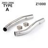 Kawasaki Z1000 2003-2006 Compatible Modified Motorcycle Exhaust Tail Pipe