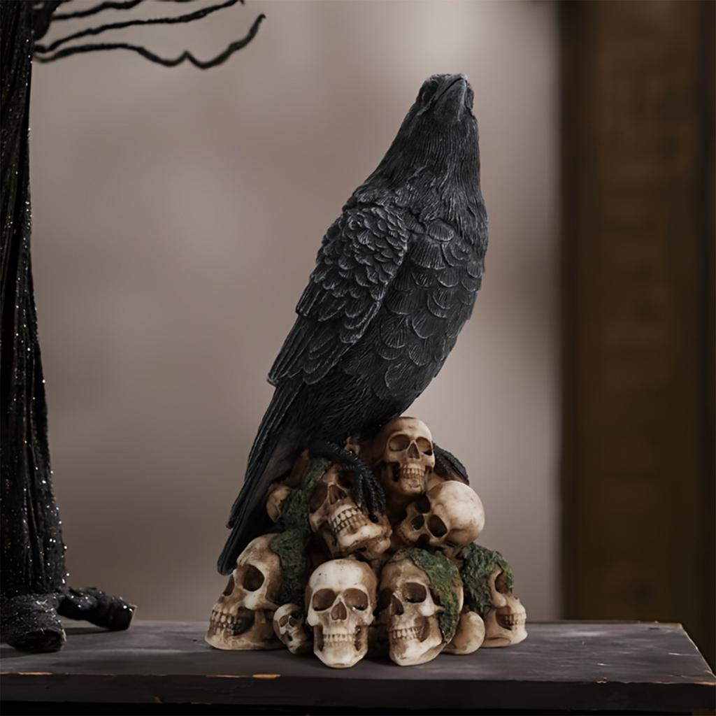 Halloween Decoration, Vintage Gothic Tabletop Ornament for Home Decor