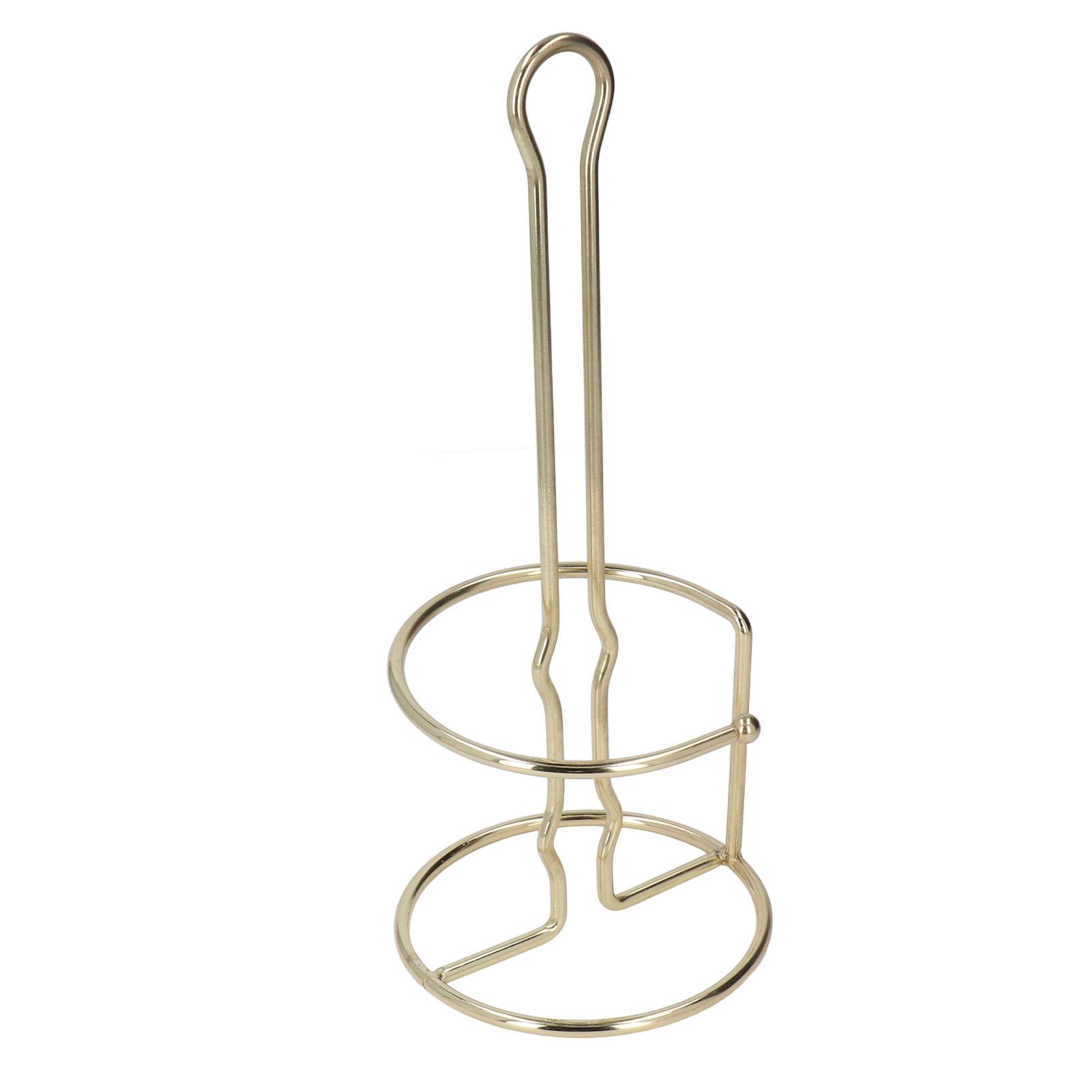 

Держатель для запаса туалетной бумаги Гальваническое покрытие Яркий Вертикальный Стиль Золото Железо Легкая Очистка Туалетная Бумага