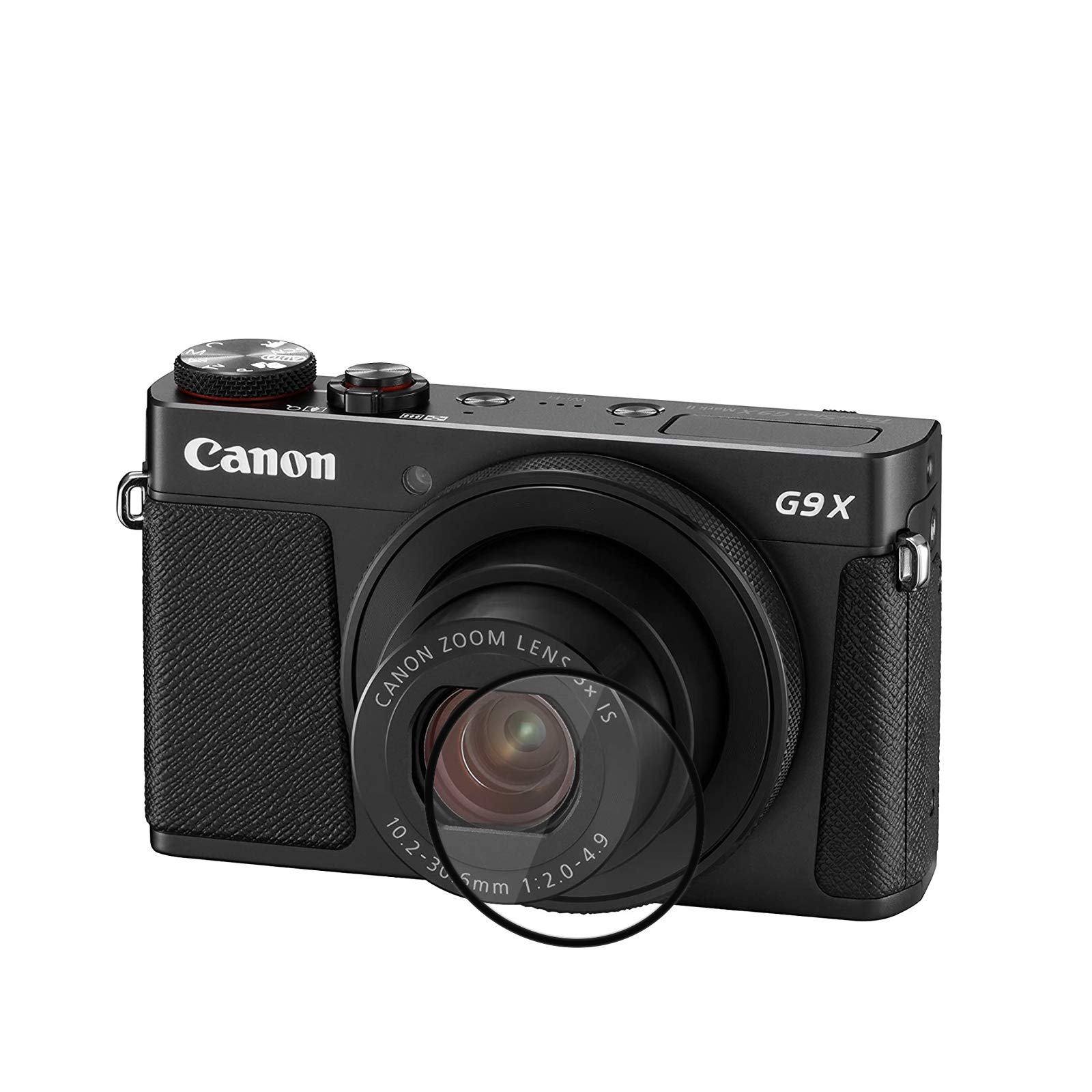 

kinokoo УФ-фільтр для Canon PowerShot G9X Mark2 Digital 9H Високозагартоване Набір з 2 Камера, Твердість, Світлопропускання, Стійкий до відбитків пальців, Без бульбашок,