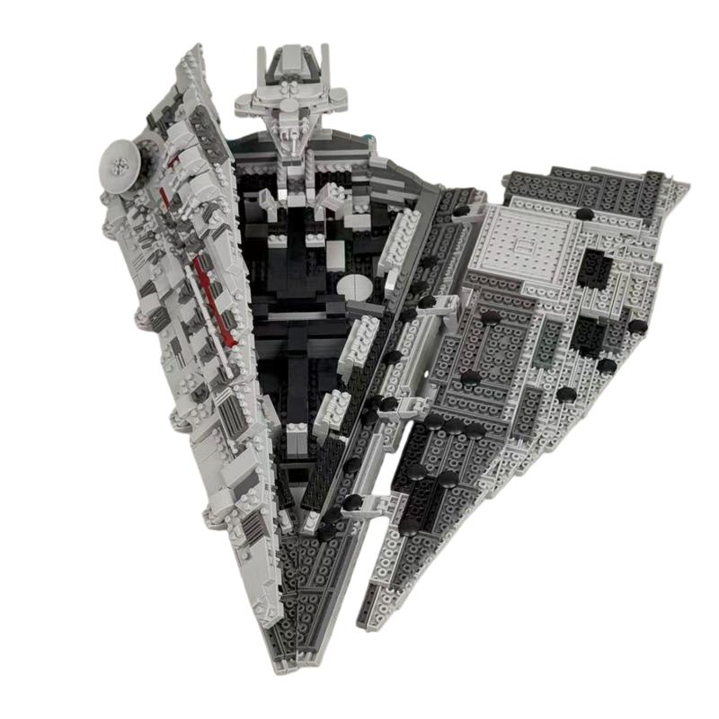 1029+/pcs sci-fi starship model, adult high difficulty building block set, collectible ornaments, high-end holiday gifts