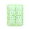 Little Bear Shape Ice Mold 4 Grids Silicone Ice Block Mould for Making Ice Cream Cake Candle