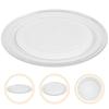 Amosfun Microwave Turntable Plate, 24.5cm, Heat-Resistant Glass, Microwave Turntable Replacement, Round Rotating Plate, Oven-Safe, Home Microwave Acce