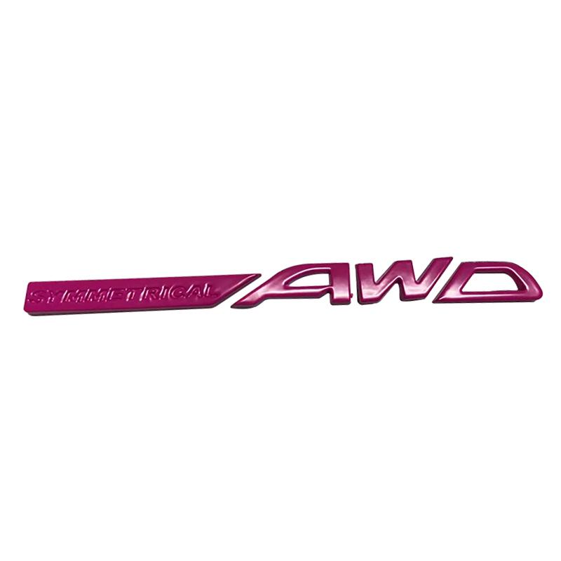 3D Car Side Metal Sticker Rear Trunk Badge Decal Decoration for Subaru SYMMETRICAL AWD Emblem XV WRX BRZ FORESTER IMPREZA LEGACY bb1