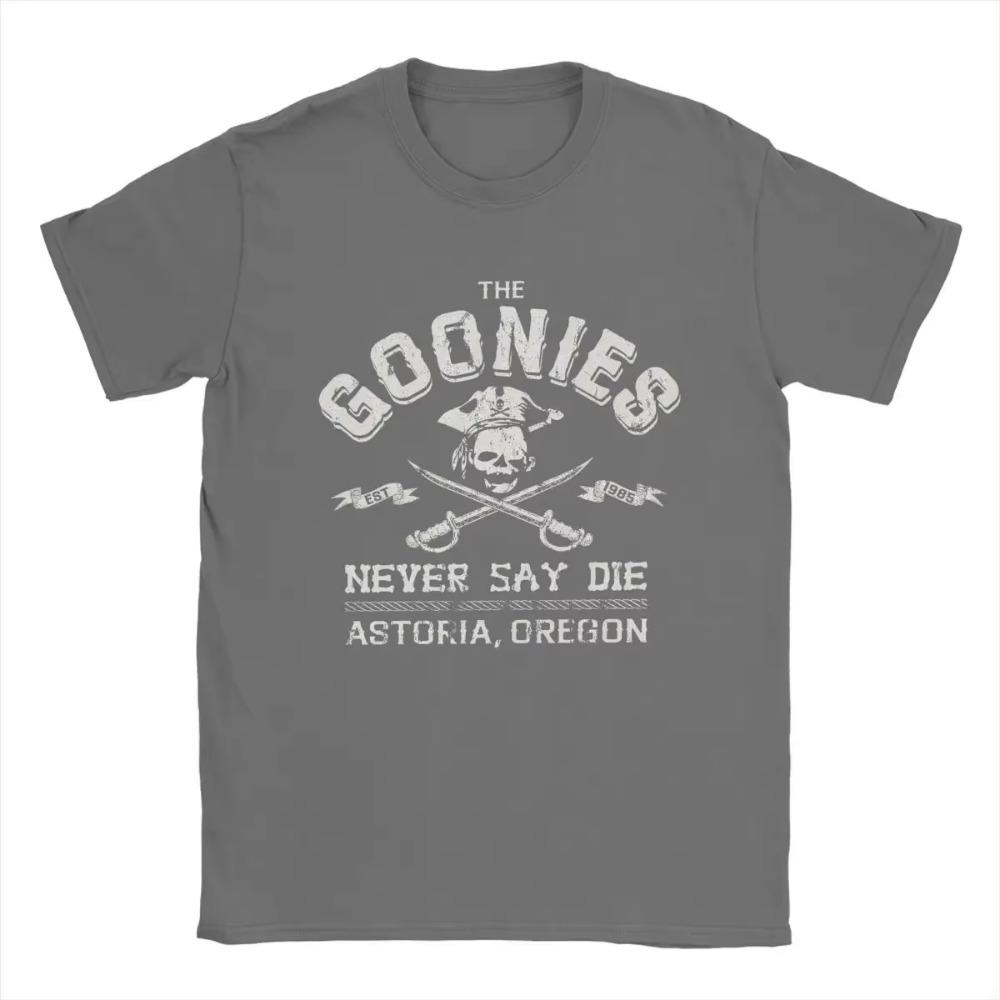 The Goonies Vintage Circa 1985 T Shirt Men's  Vintage T-Shirts O Neck Tee Shirt Short Sleeve Clothing Plus Size