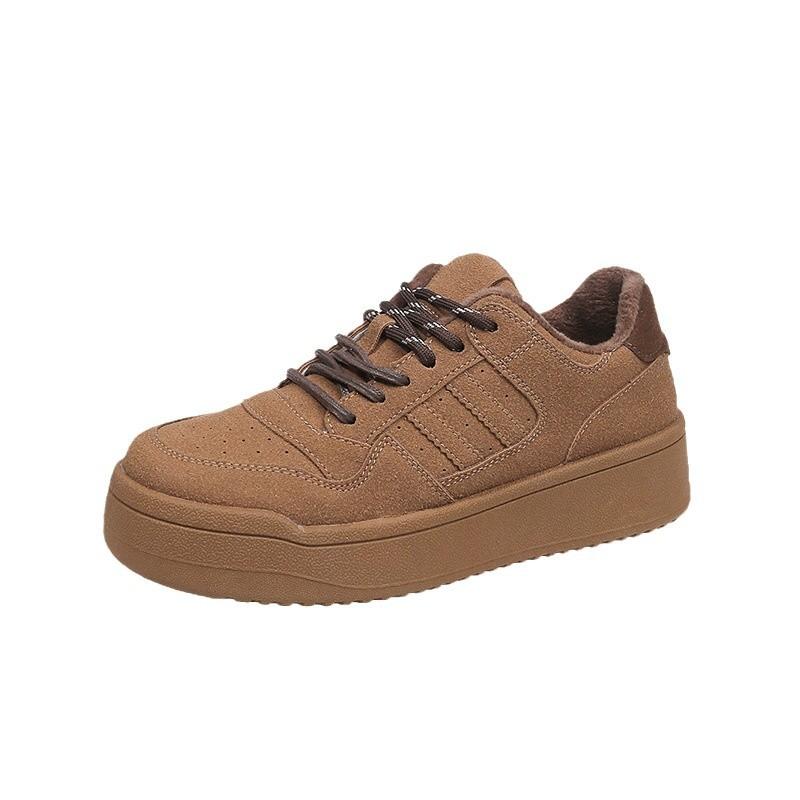 Retro classic sports German training shoes women's winter new fashionable versatile thick-soled heightening casual and comfortable board shoes