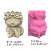 Flower Pot Silicone Mold Angel Resin Mould DIY Succulent Planter Molds Craft Art