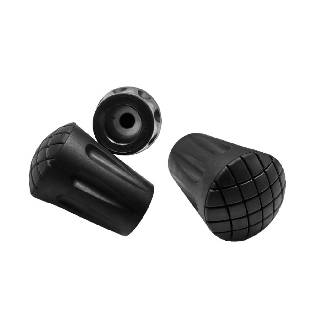 Rubber Walking Stick Tip Protector 11mm Trekking Pole Tip Protectors Walking