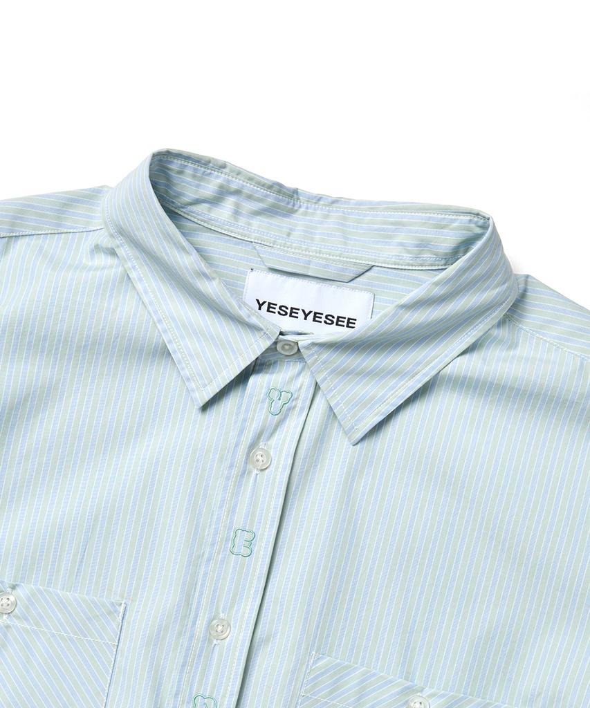 YESEYESEE Plop Stripe Shirt Mint