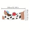 Lovely Dachshund Long Shaped Carpet Soft Non-Slip Bedroom Bedside Rug Living Room Bay Window Floor Mat Home Decor