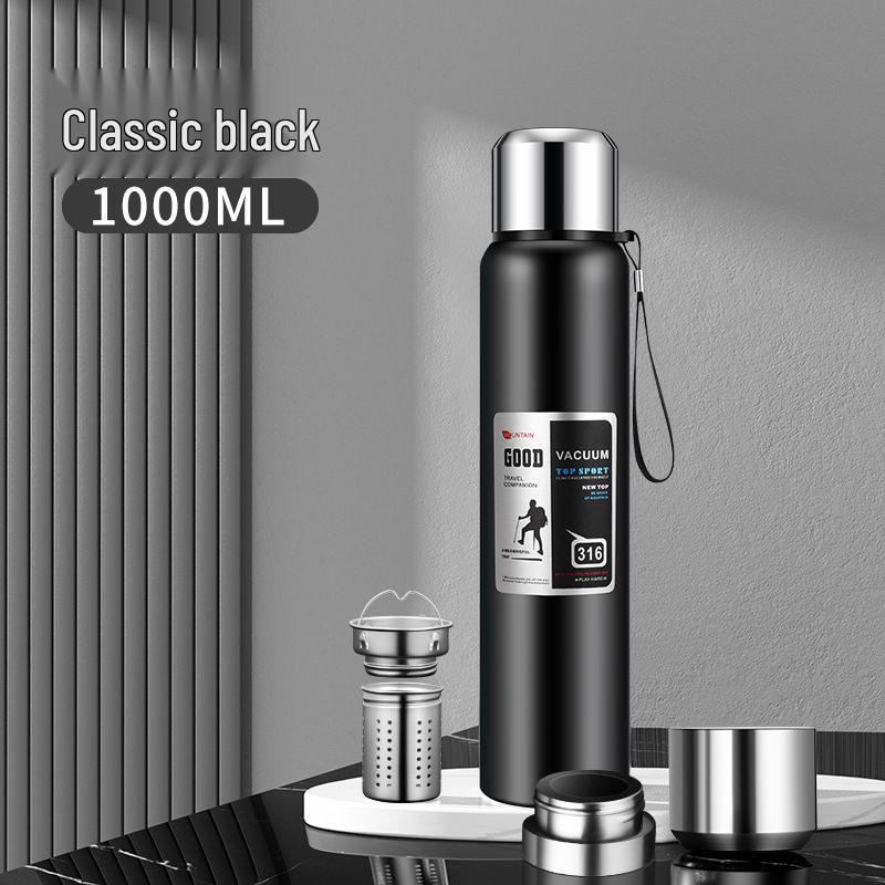Large Portable 316 Stainless Steel Thermos Kettle - Vacuum Insulated Travel Mug