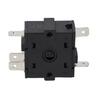 16A Gear Switch Rotary Switch 3 Pin 5Pin AC250V Black
