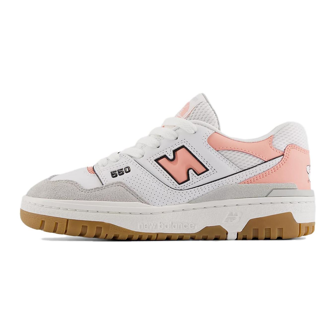 

New Balance 550 Big Kid Brighton Grey Omega Pink Kids Sneakers GSB550SK 38.5