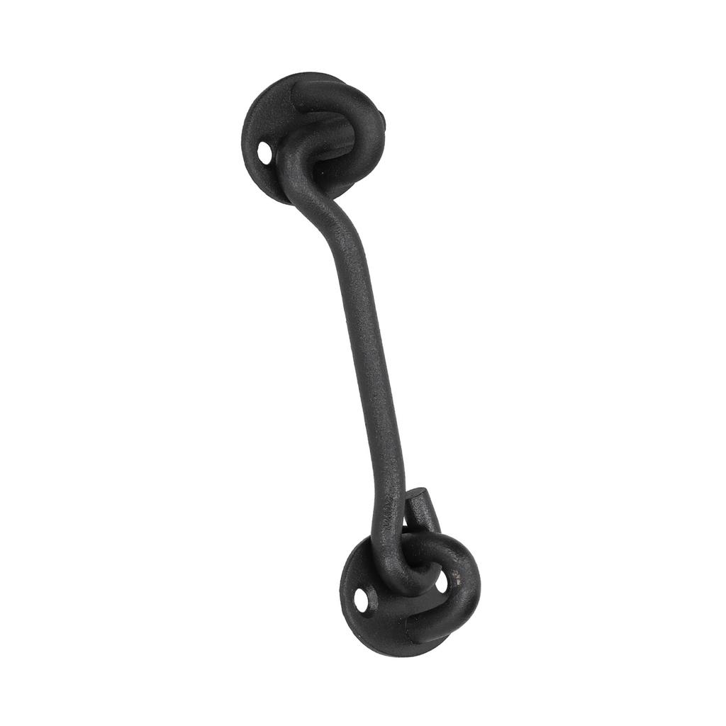 Încuietoare de ușă de hambar din oțel inoxidabil, cu zăvor pentru ușă glisantă, accesoriu hardware negru