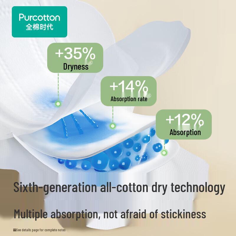 Purcotton Medical Grade Pure Cotton Sanitary Napkins - Mixed Pack