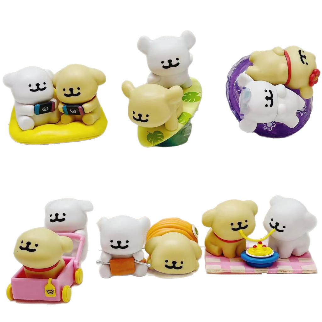 Figure Action Maltese Cartoon Model Toy Decoration Doll Children Ornament Gifts