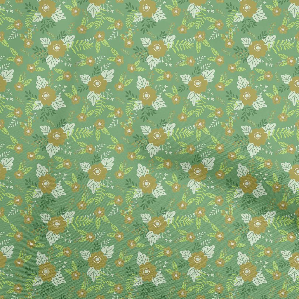 oneOone Cotton Poplin Dark Purple Fabric Kids Floral Quilting Supplies Print Sewing Fabric By The Yard 42 Inch