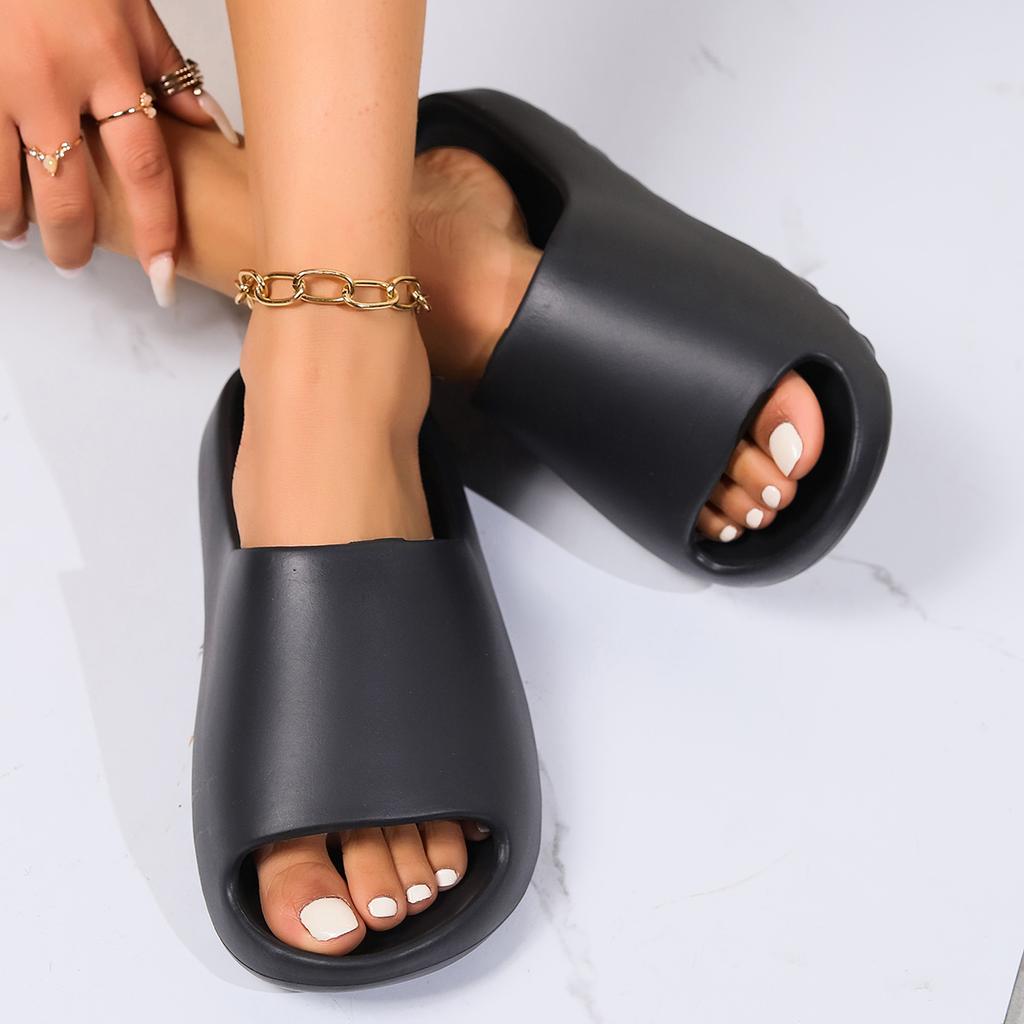 TUINANLE Pantofle Eva, Silné Měkké Podrážky, Pocit Léta při Chůzi po Houbě pro Relaxaci, Plážové Protiskluzové Sandály