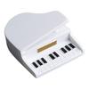 Mini Cats Pianist Sculptures Set 2Pcs Cats and Piano Miniature Models Ornaments for Car Dashboards and Office Decors