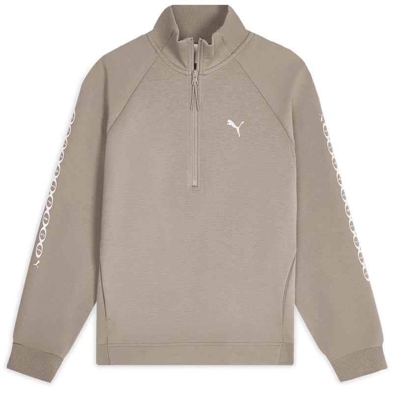 PUMA Women's Loose-Fit Half-Zip Running Sweatshirt 639693