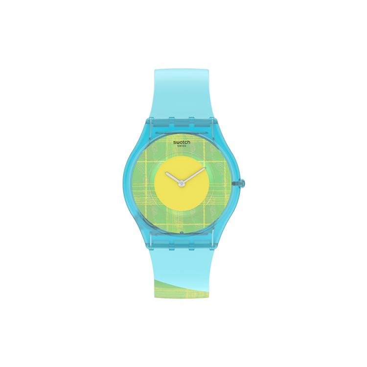 

SWATCH Unisex Green Watch SS08Z104 SS08Z104 Light Blue