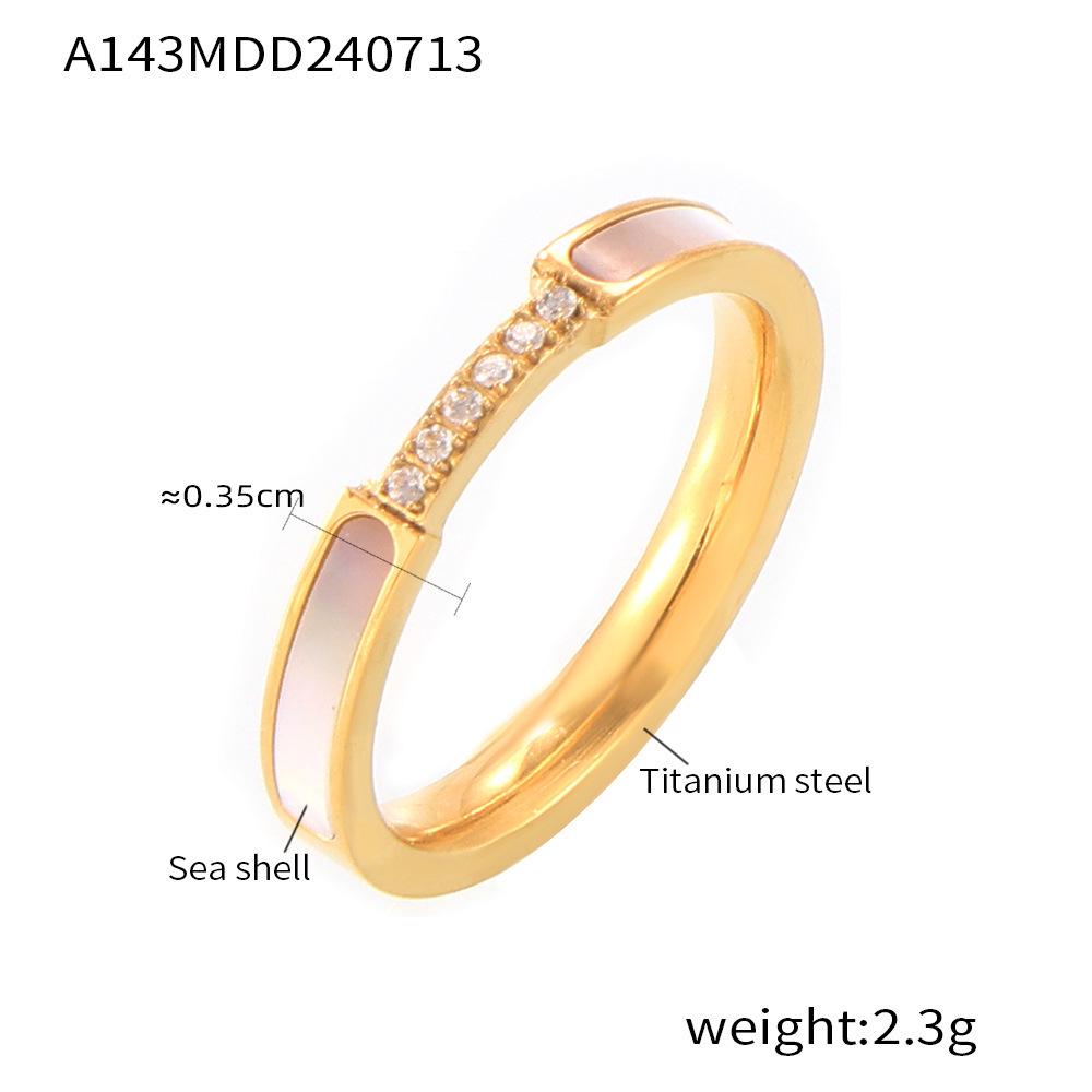 European & American Style Four-Pointed Star Cat's Eye Stone Pendant Necklace Set with Titanium Steel Clavicle Chain and Seashell Ring