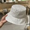 Trend Simple Lace Bucket Hat Elegant Lightweight Sun Hats Breathable Fisherman Cap Outdoor