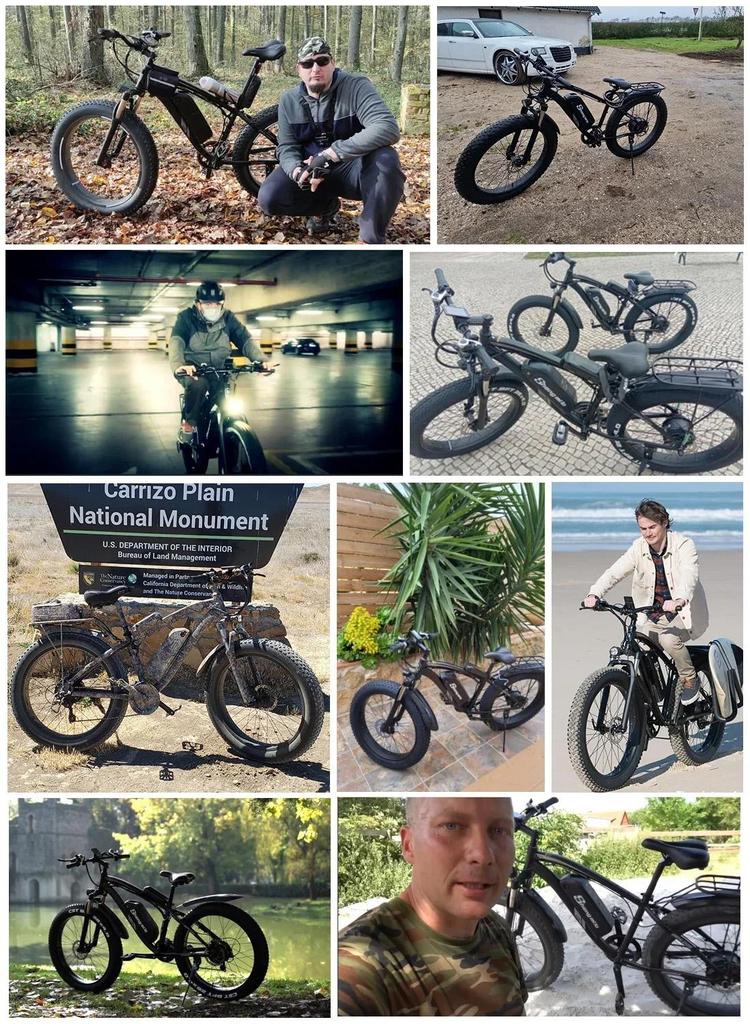 Shengmilo MX02S Aldult E Bike 48V17AH 1000W bezkartáčový motor městské elektrické kolo 26*4,0 palce s tlustými pneumatikami horské elektrokolo