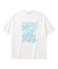 COVERNAT Cool Cotton Sunset Tropical Graphic T-Shirt White
