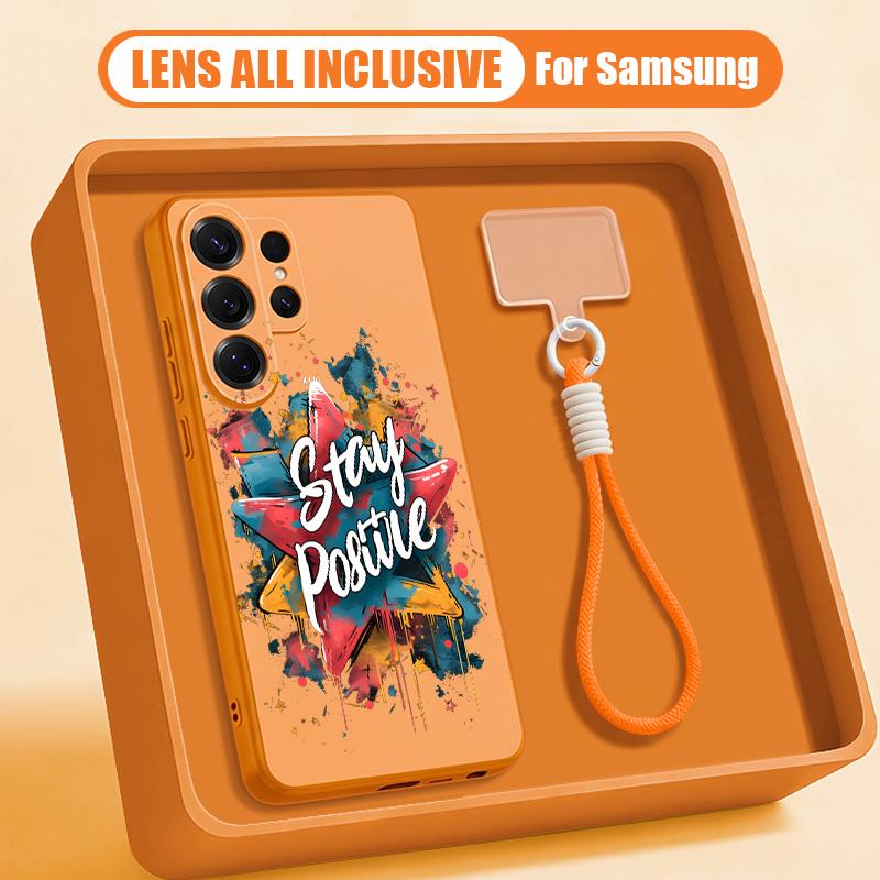 Letter Doodle Print Case For Samsung S26 Ultra S25 FE S24 S24 Plus A57 A37 A17 A56 A36 A16 A55 A35 A15 A54 5G Hybrid Magnetic Matte Cover