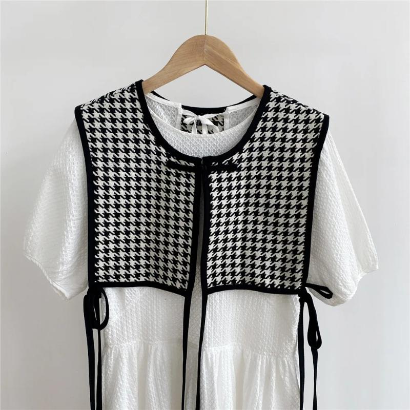 Vests Women Embroidery Lace Up Chic Vintage All Match Casual Korean Fashion Summer Classic Prevalent Waistcoat Harajuku Delicate