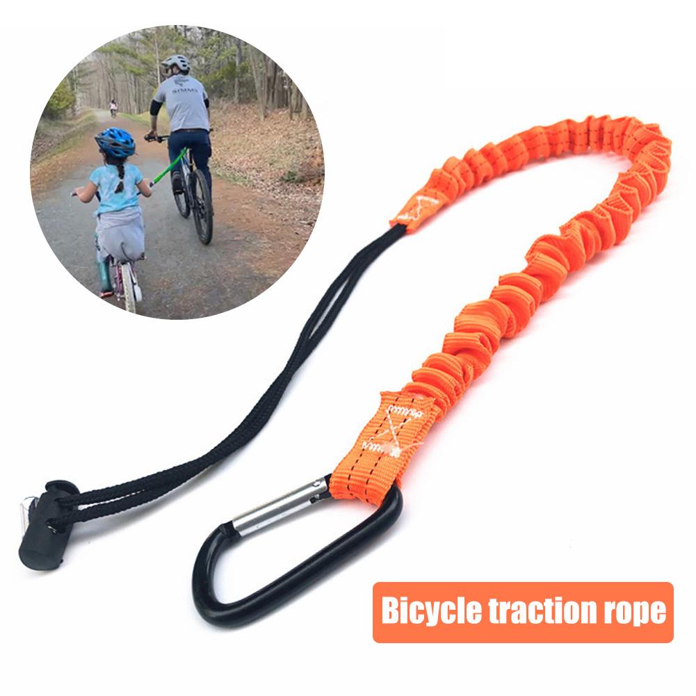 Bicycle Trailer Strap Shockproof Parent-Child Rally Rope Stretchable Bicycle Towing Pull Rope Outdoor Use MTB Bike Rope