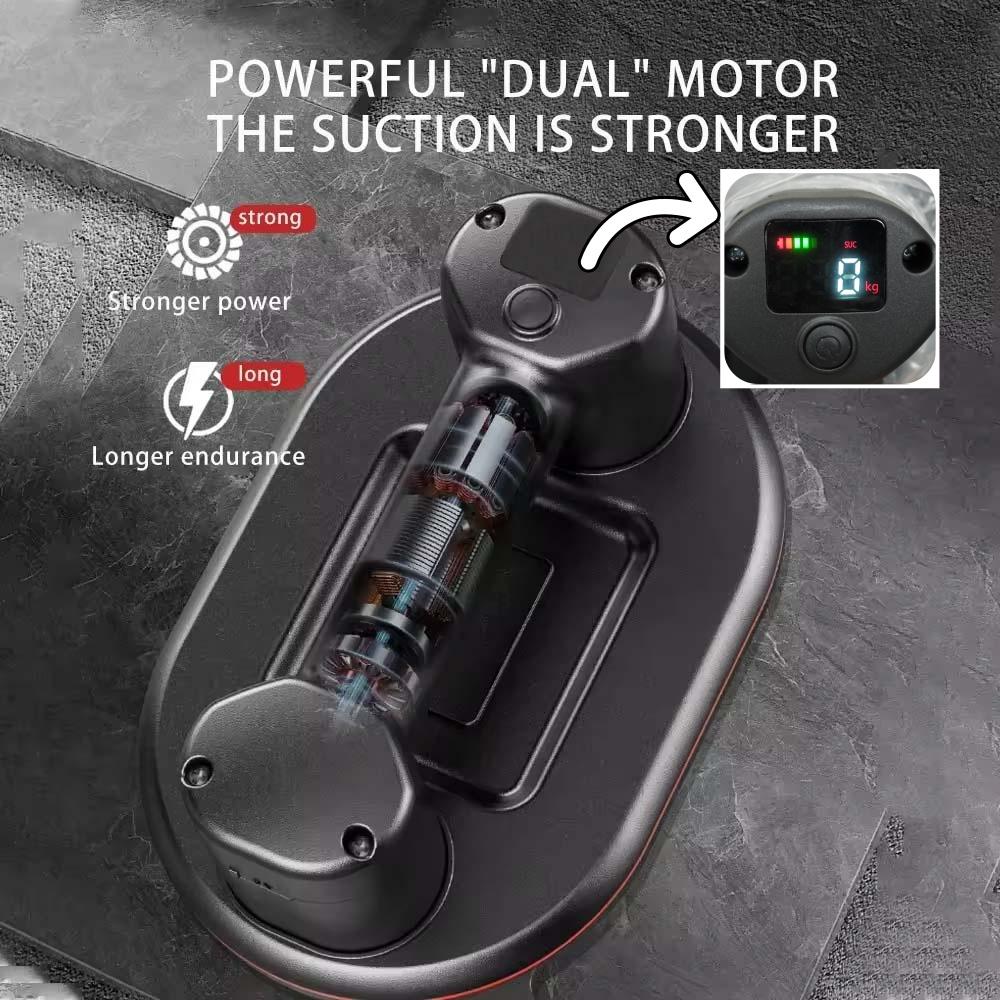 dual-motor suction cup. Manual material lift.300KG one-click strong adsorption. Transport tiles,large glass and smooth planes