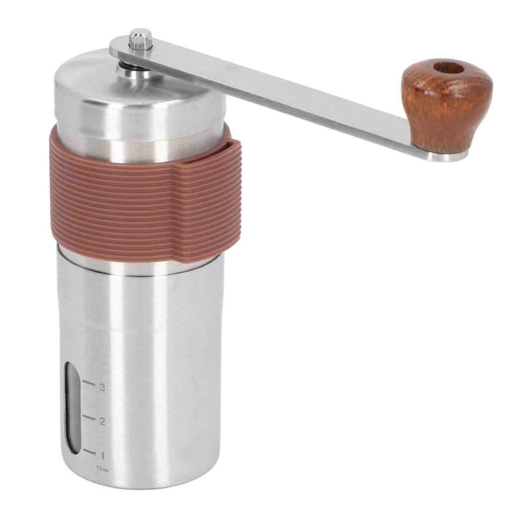 Portable Manual Coffee Grinder Stainless Steel Manual Ceramic Burr Mini Coffee Bean Grinder for